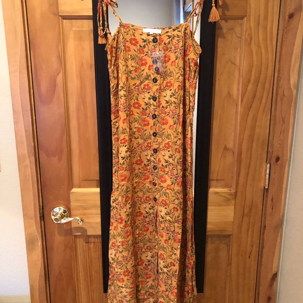 OLIVACEOUS Dress Orange detail Size Medium